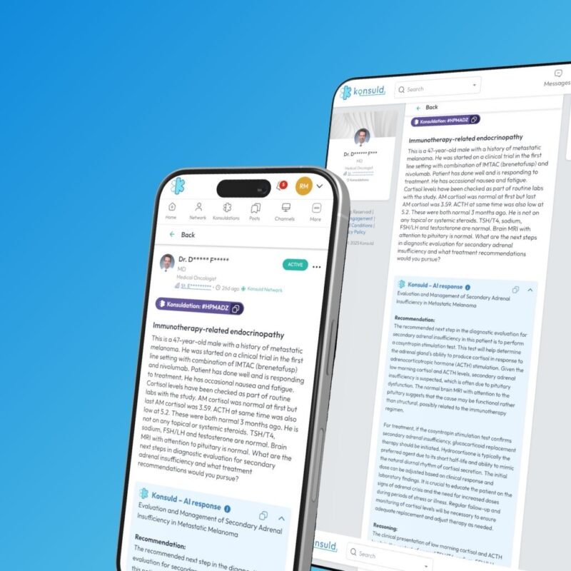 Konsuld®, Inc. Launches Mobile Applications for its Clinical Collaboration Platform Powered by Curated AI