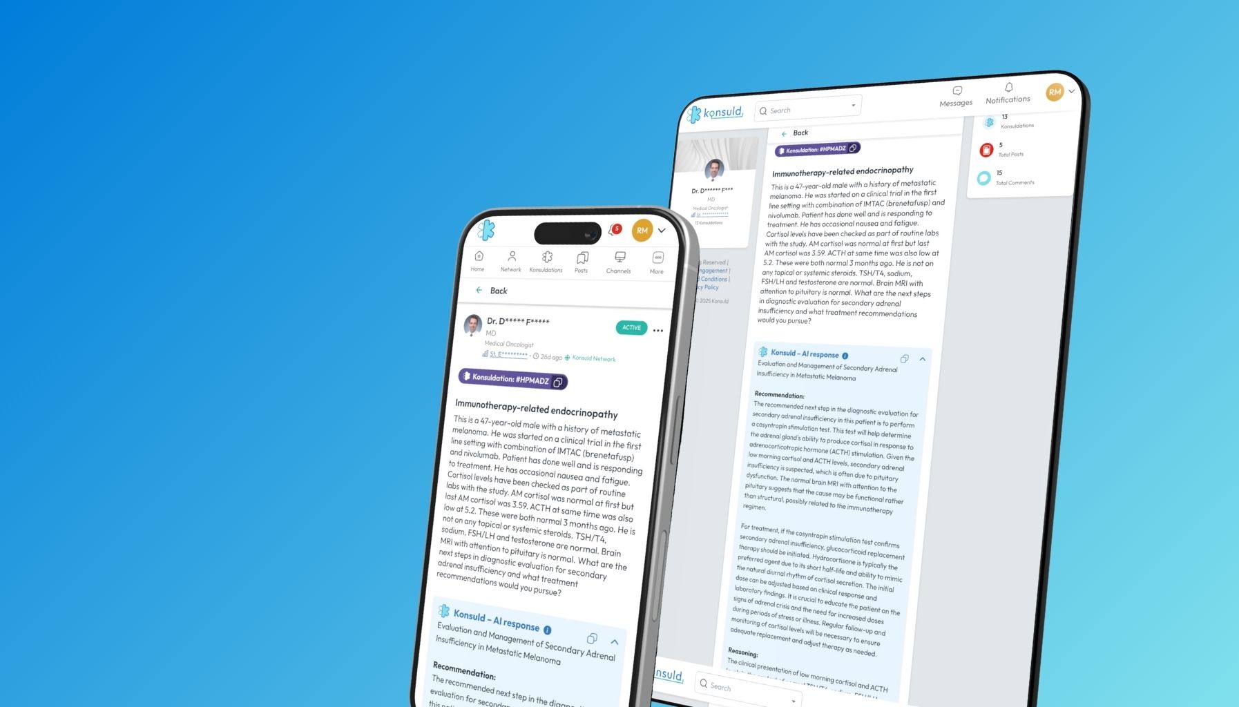 Konsuld®, Inc. Launches Mobile Applications for its Clinical Collaboration Platform Powered by Curated AI